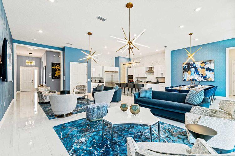 Villatel Village 33 Villatel vacation home living area with couches