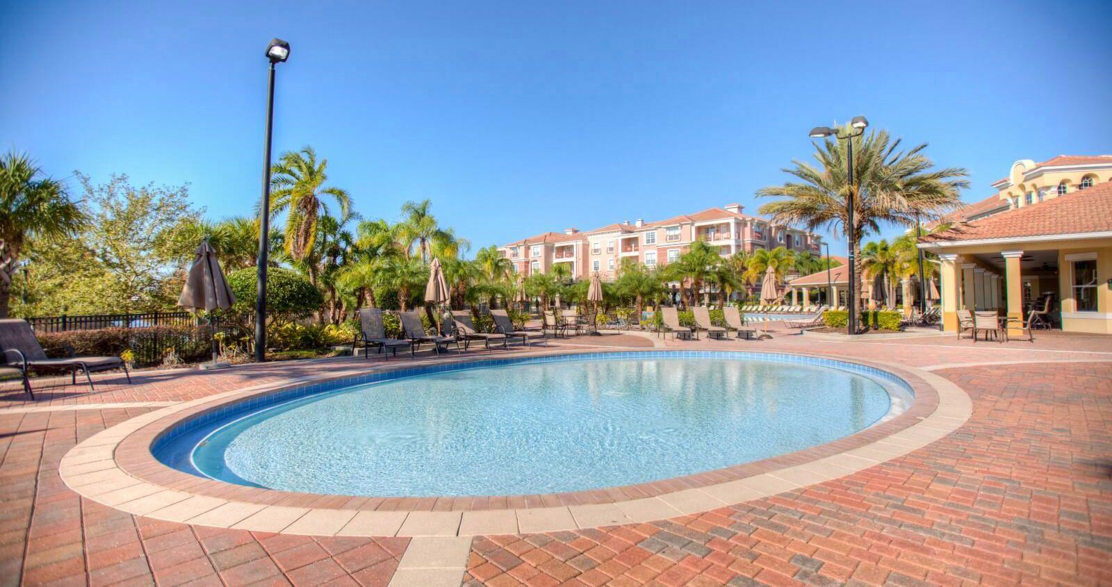 Vista Cay Resort pool and sun loungers