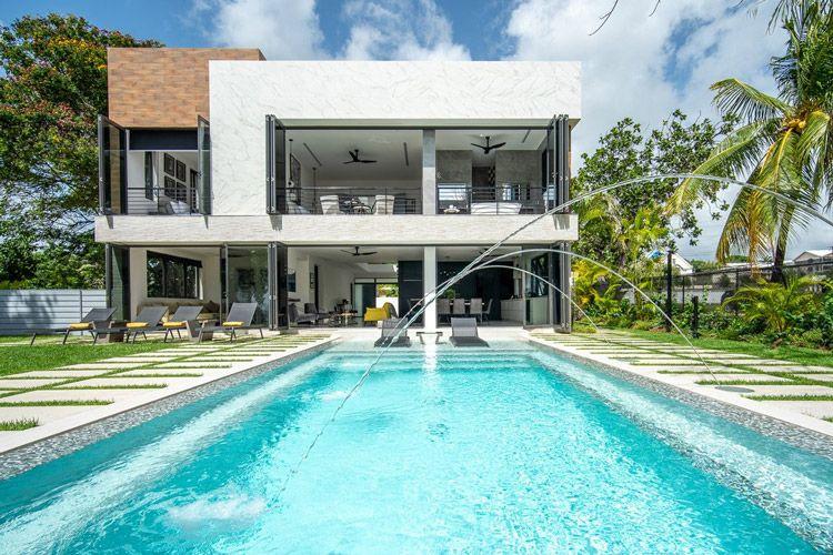 Onyx Weston vacation rental modern style villa with private pool and fountains