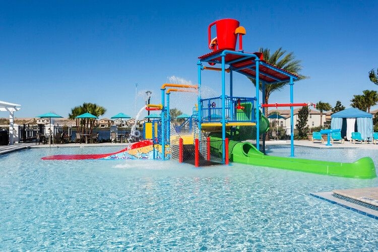 Windsor at Westside water park, kids' splash area, Top Villas