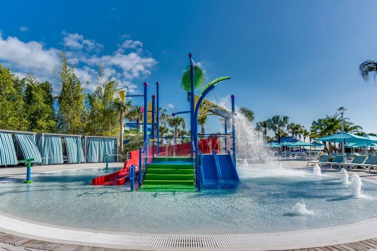 Windsor Island resort water park, kids splash zone, Top Villas