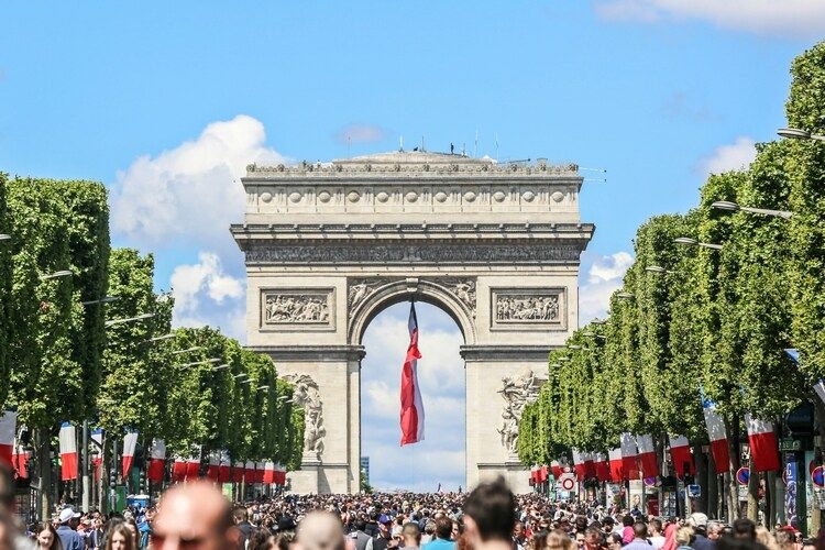Best time to visit Paris, Bastille day 14th July, celebrations, Arc de Triomphe
