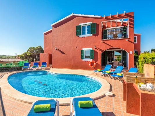 Villa Clara Villas in Menorca with a private pool