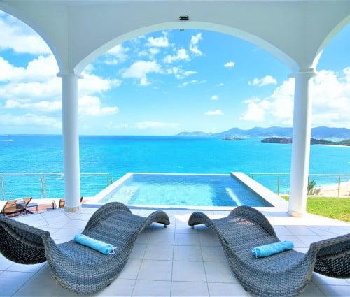 Infinity Blue Terres Basses villa rentals, Saint Martin