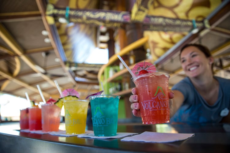 Universal Volcano Bay drinks