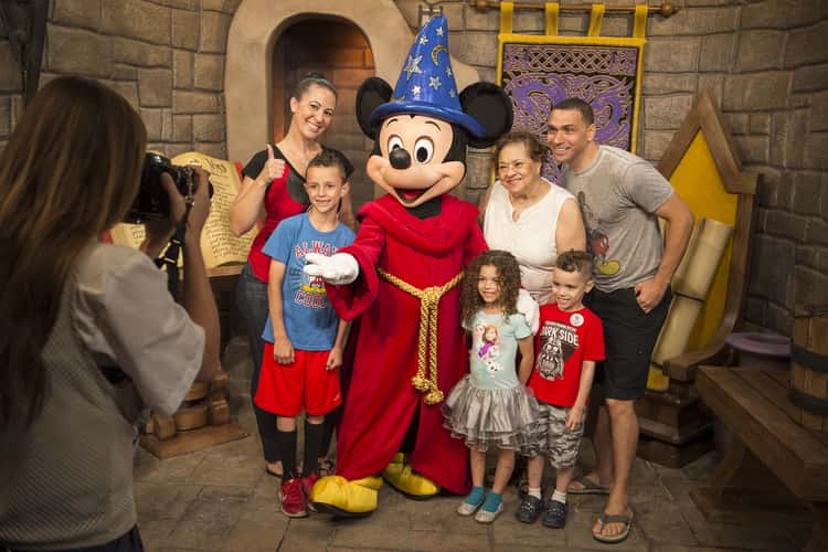 Where to find characters at Disney World
