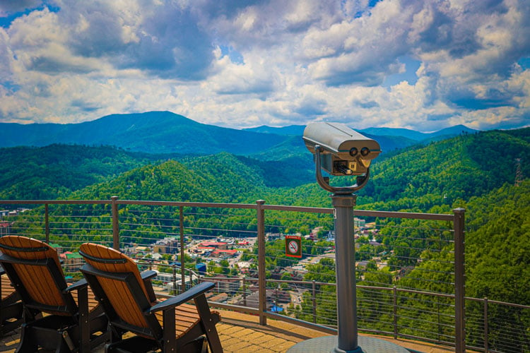 View of Gatlinburg - The best places to visit in June