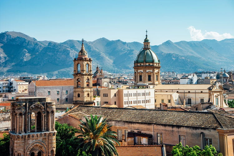 Domes building in Palermo in Sicily - The best places to visit in June