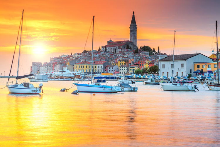 The best places to visit in September - Rovinj town in Coratia