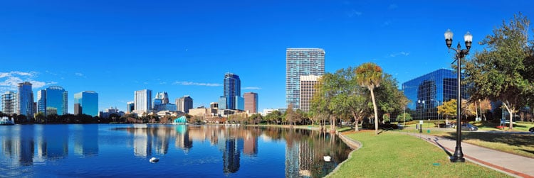 Lake in Orlando - The best places to visit in July